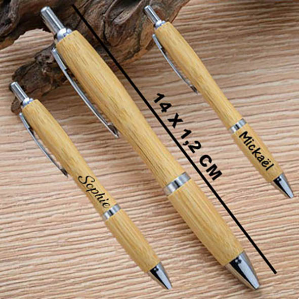 Stylo bois gourde